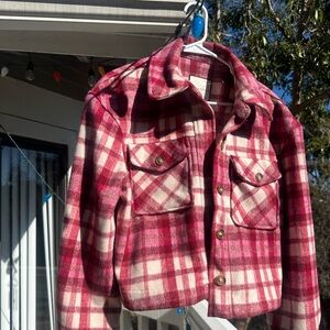 Women flannel jacket